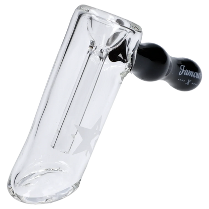 Famous X Each Famous X Straight Hammer Bubbler 6" Glass Bubbler Handpipes