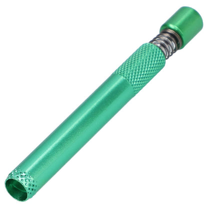 Valiant Each Valiant VLT Spring Loaded Weave Tip One Hitter - Green Handpipes