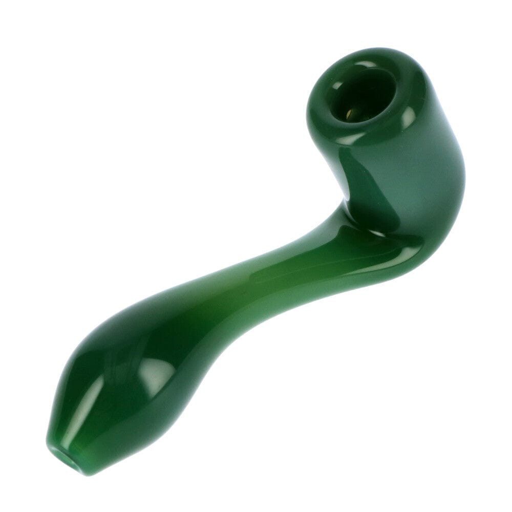 Valiant Each Valiant Jade Green Glass Sherlock Pipe | Canna Cabana Handpipes