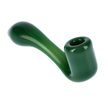 Valiant Each Valiant Jade Green Glass Sherlock Pipe | Canna Cabana Handpipes