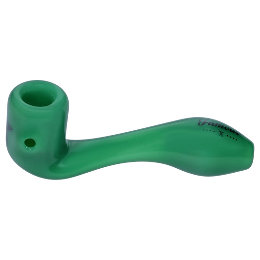 Famous X Each Famous X Sherlock Pipe - Milky Jade - 4in | Canna Cabana Handpipes