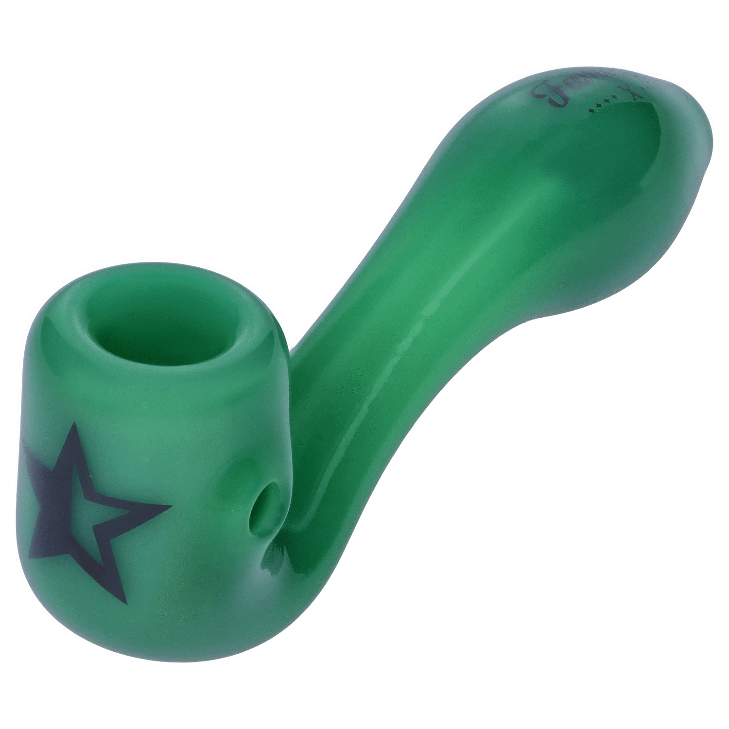 Famous X Each Famous X Sherlock Pipe - Milky Jade - 4in | Canna Cabana Handpipes