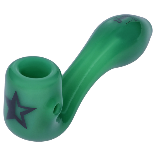 Famous X Each Famous X Sherlock Pipe - Milky Jade - 4in | Canna Cabana Handpipes