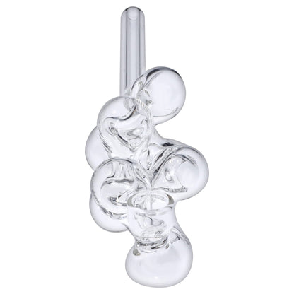Valiant Each Valiant Glass Molecule Pipe - 8in Clear | Canna Cabana Handpipes