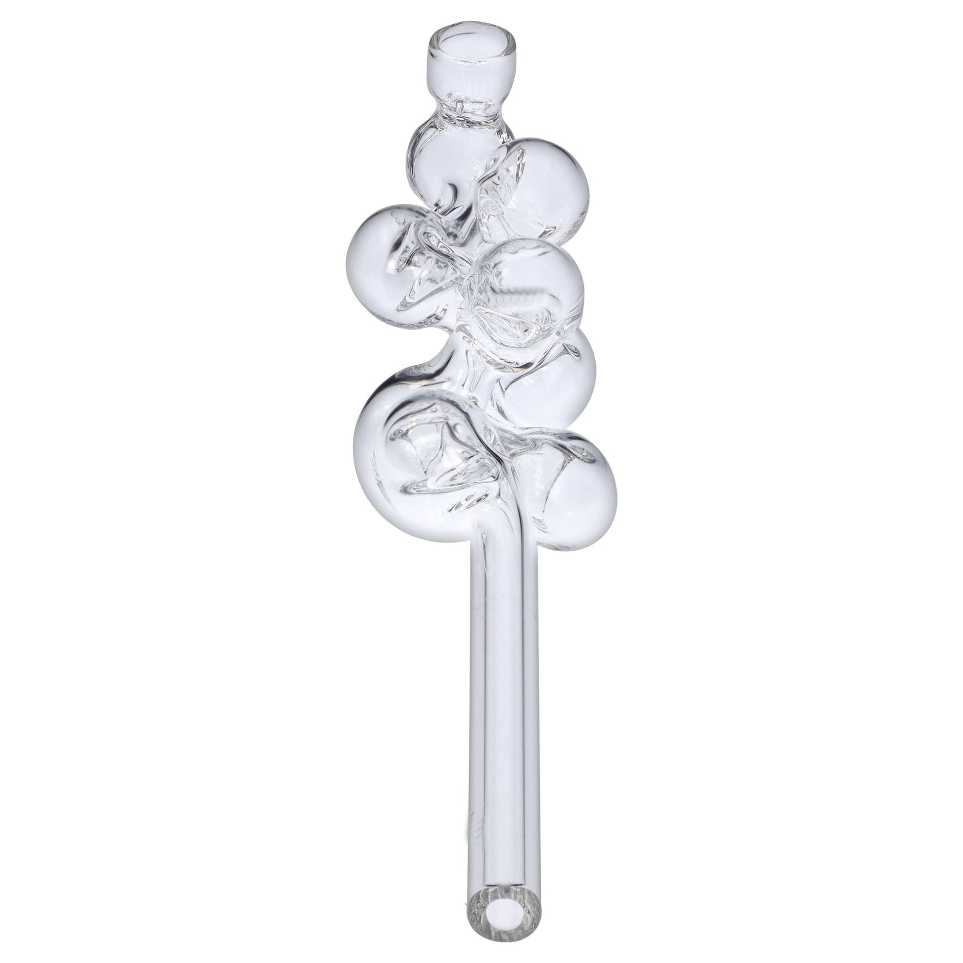 Valiant Each Valiant Glass Molecule Pipe - 8in Clear | Canna Cabana Handpipes