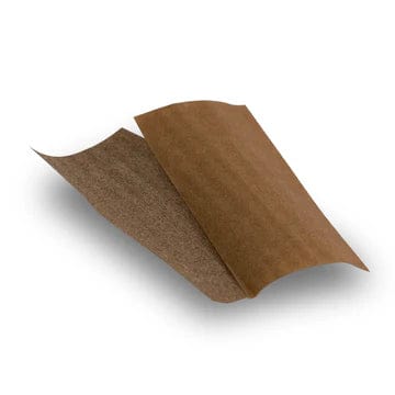 Close-up of a High Hemp Wraps - Grape Ape wrapper, showcasing its folded texture against a plain white background.