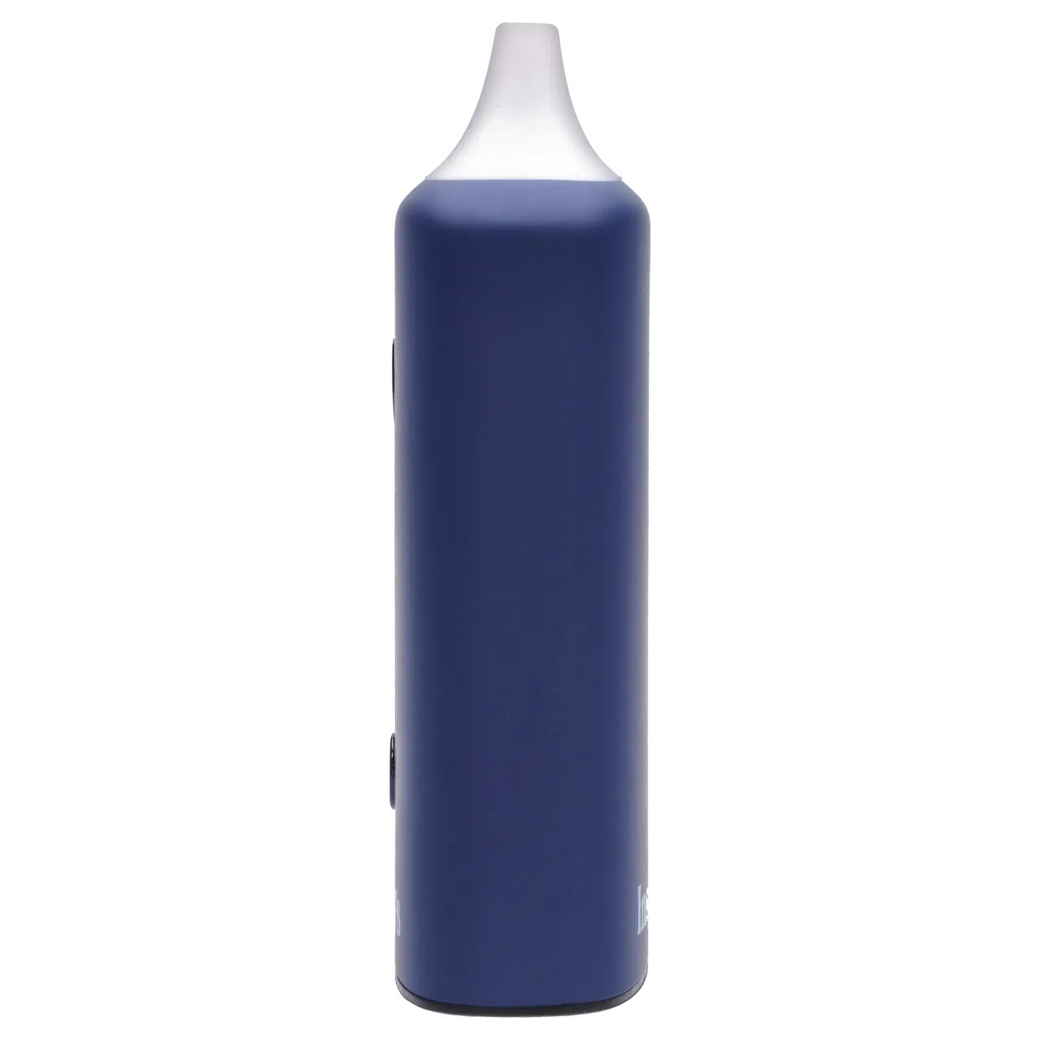 Vertical close-up of the steel blue Randy's Inspo Dual 510 Battery- Steel Blue standing against a white background.