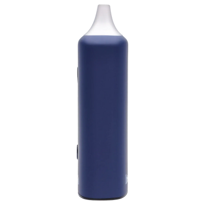 Vertical close-up of the steel blue Randy's Inspo Dual 510 Battery- Steel Blue standing against a white background.