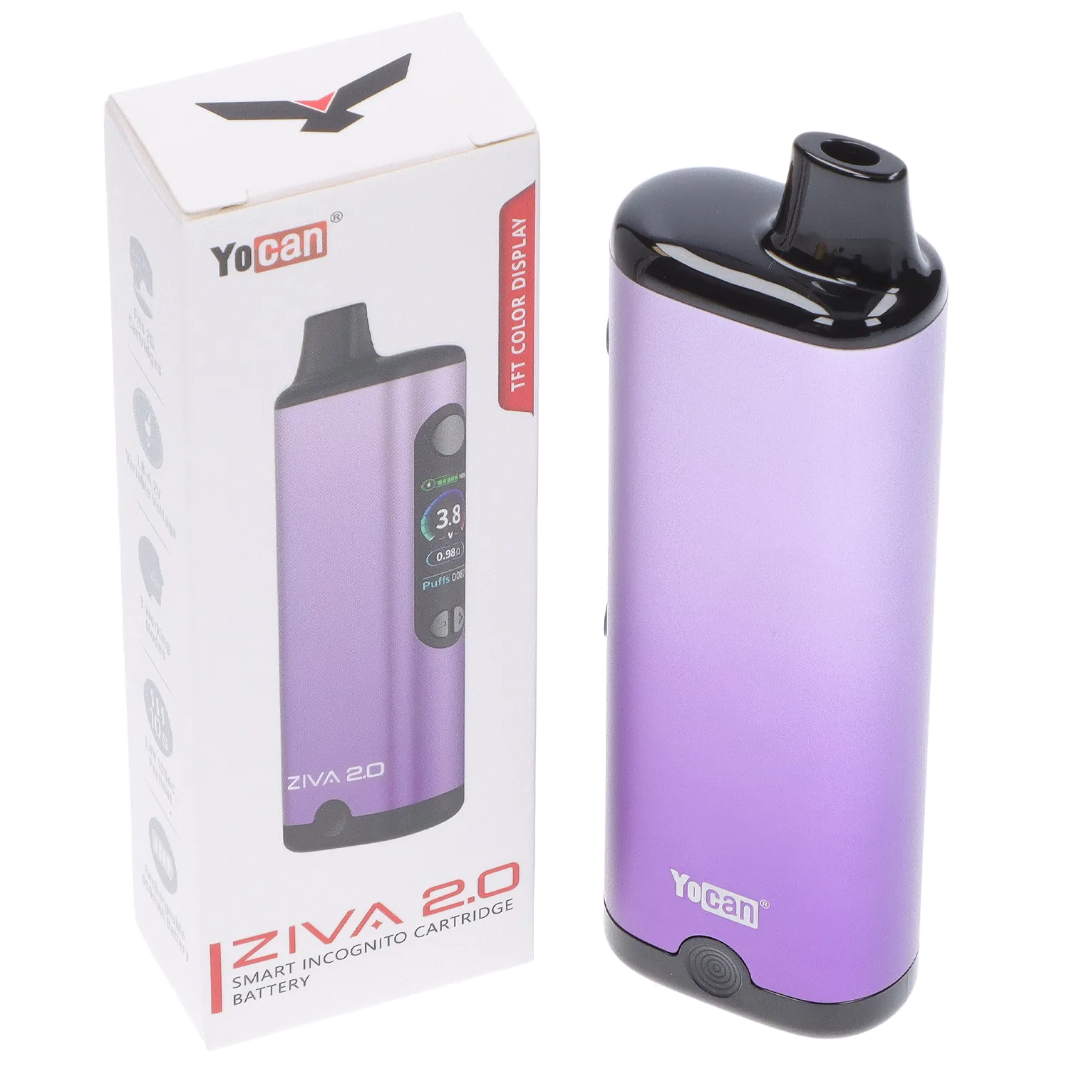 Yocan Each Yocan Zivo 2.0 510 Battery - Purple Gradient Vape Batteries