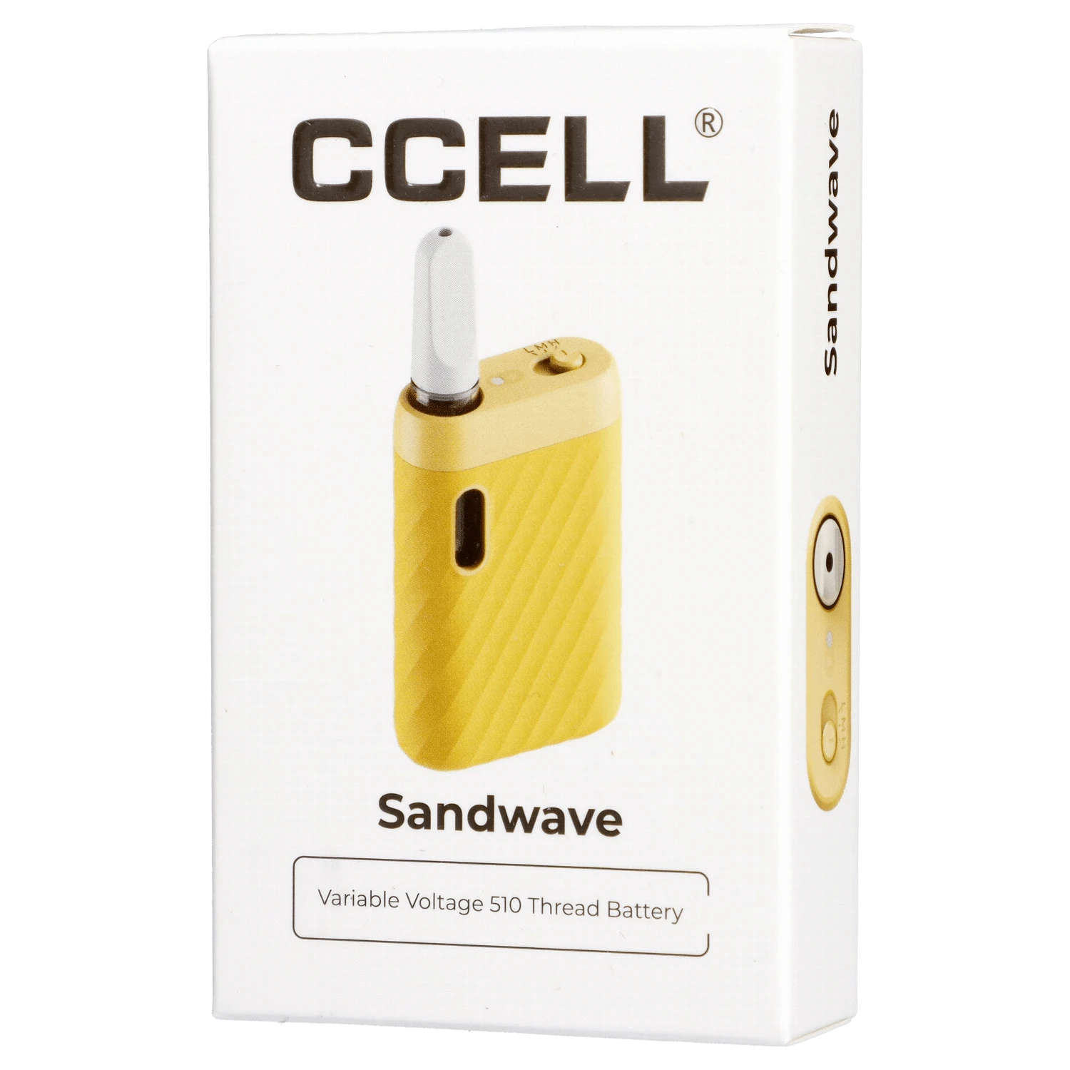 CCELL EACH CCELL Sandwave 510 Variable Voltage Battery Tropical Yellow Vape Batteries