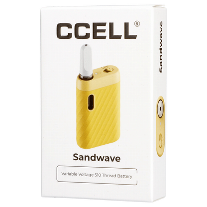 CCELL EACH CCELL Sandwave 510 Variable Voltage Battery Tropical Yellow Vape Batteries
