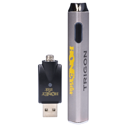 HoneyStick EACH HoneyStick Trigon Variable Voltage Battery Silver Vape Batteries