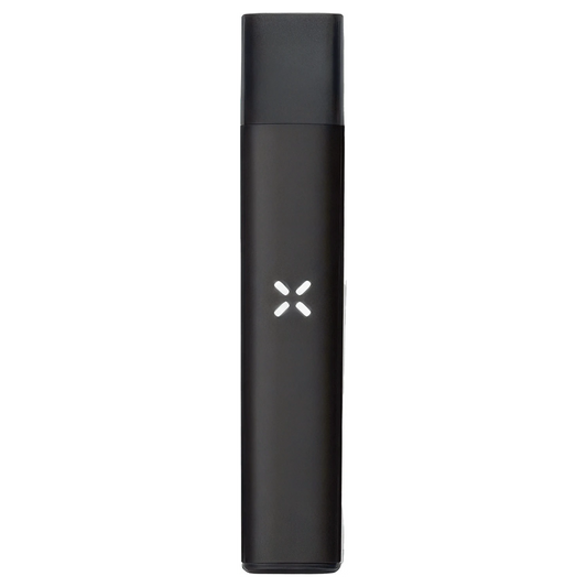 Front view of the Pax Era Concentrate Vaporizer, a sleek, black, pen-shaped device against a plain white background.