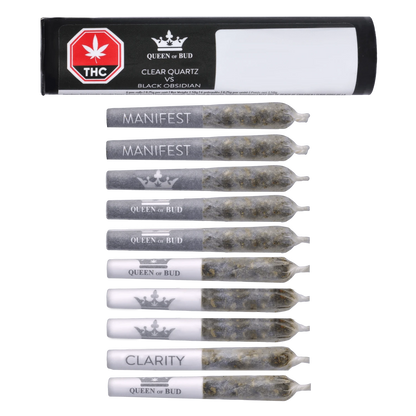 Queen Of Bud Each Queen of Bud PR 10 x 0.25g Zippo Lighter | Canna Cabana Infused Pre-Rolls