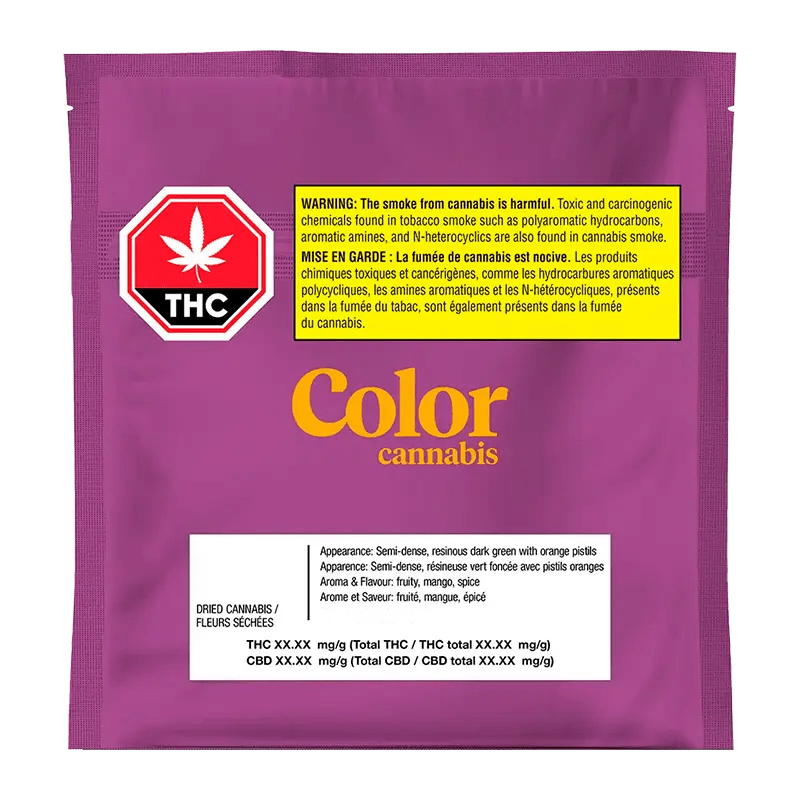 Baked Grape Pie (Grapes & Cream) Pre Rolled 10 x 0.35 g packaging, showing warning text about harmful chemicals alongside colorful graphics.