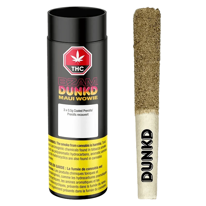 BZAM Dunk'd Maui Wowie Pre Rolls: Lowest Price | Canna Cabana