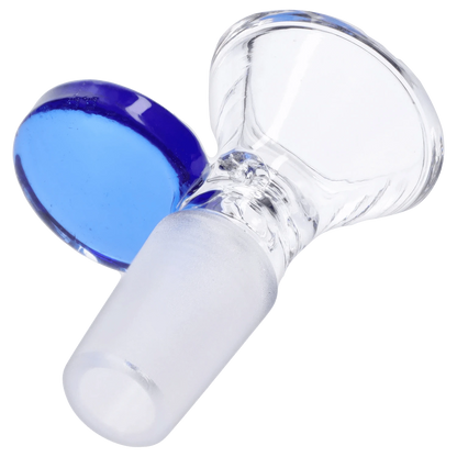 Valiant Each Valiant Replacement Bowl w/ Handle - 1 MM Blue - 14MM Male Replacement Parts