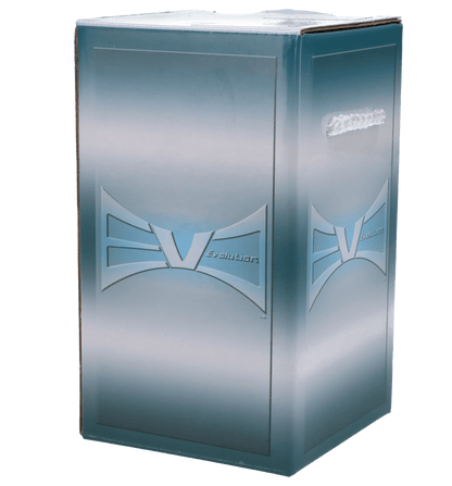 Front view of the Valiant Ash Catcher with Removable Showerhead in yellow, showing its clear glass construction and compact 5.5-inch size.