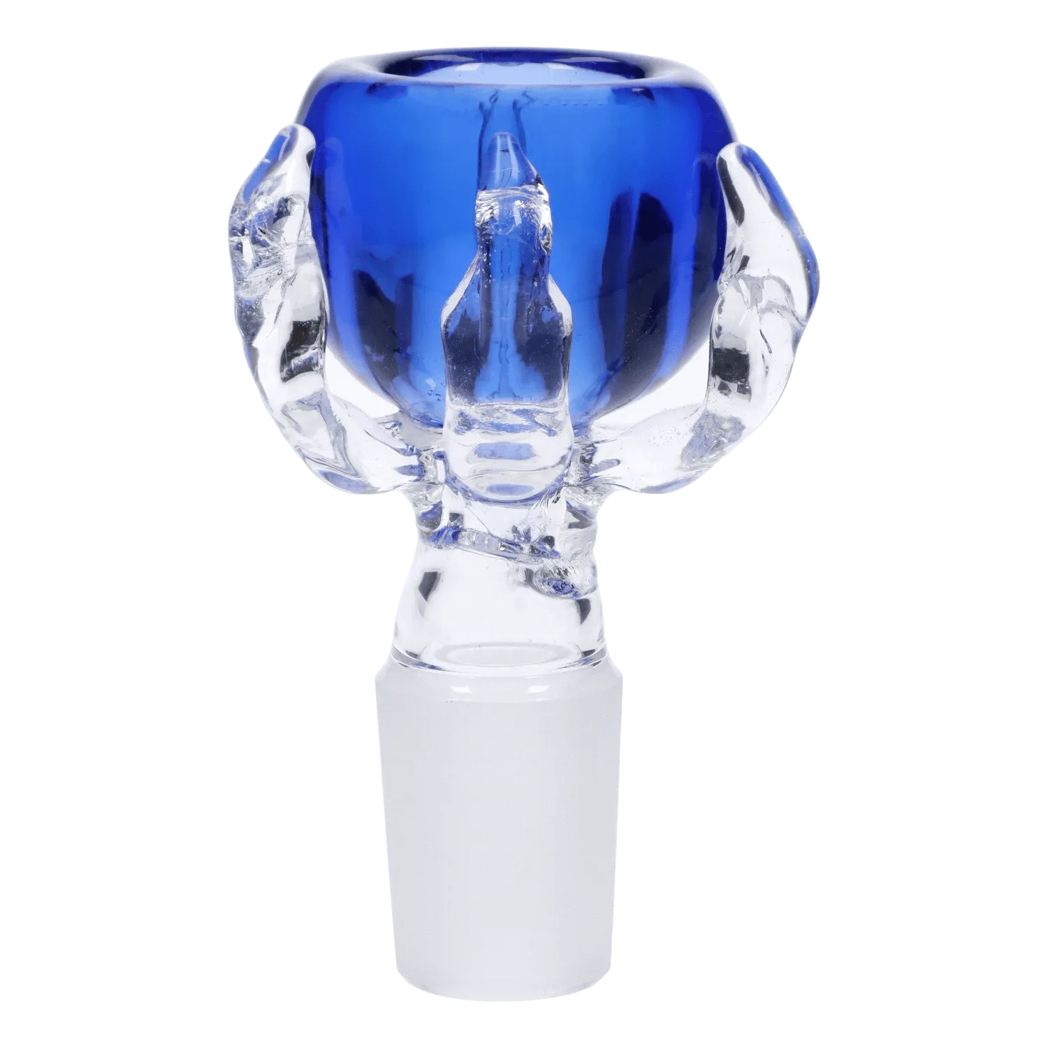 Valiant Each Valiant Glass Claw Bowl 18mm Blue Male | Canna Cabana Replacement Parts