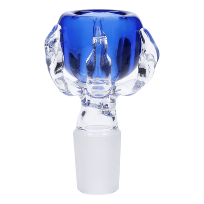 Valiant Each Valiant Glass Claw Bowl 18mm Blue Male | Canna Cabana Replacement Parts