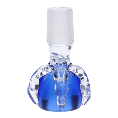 Valiant Each Valiant Glass Claw Bowl 18mm Blue Male | Canna Cabana Replacement Parts
