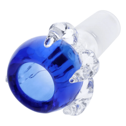 Valiant Each Valiant Glass Claw Bowl 18mm Blue Male | Canna Cabana Replacement Parts