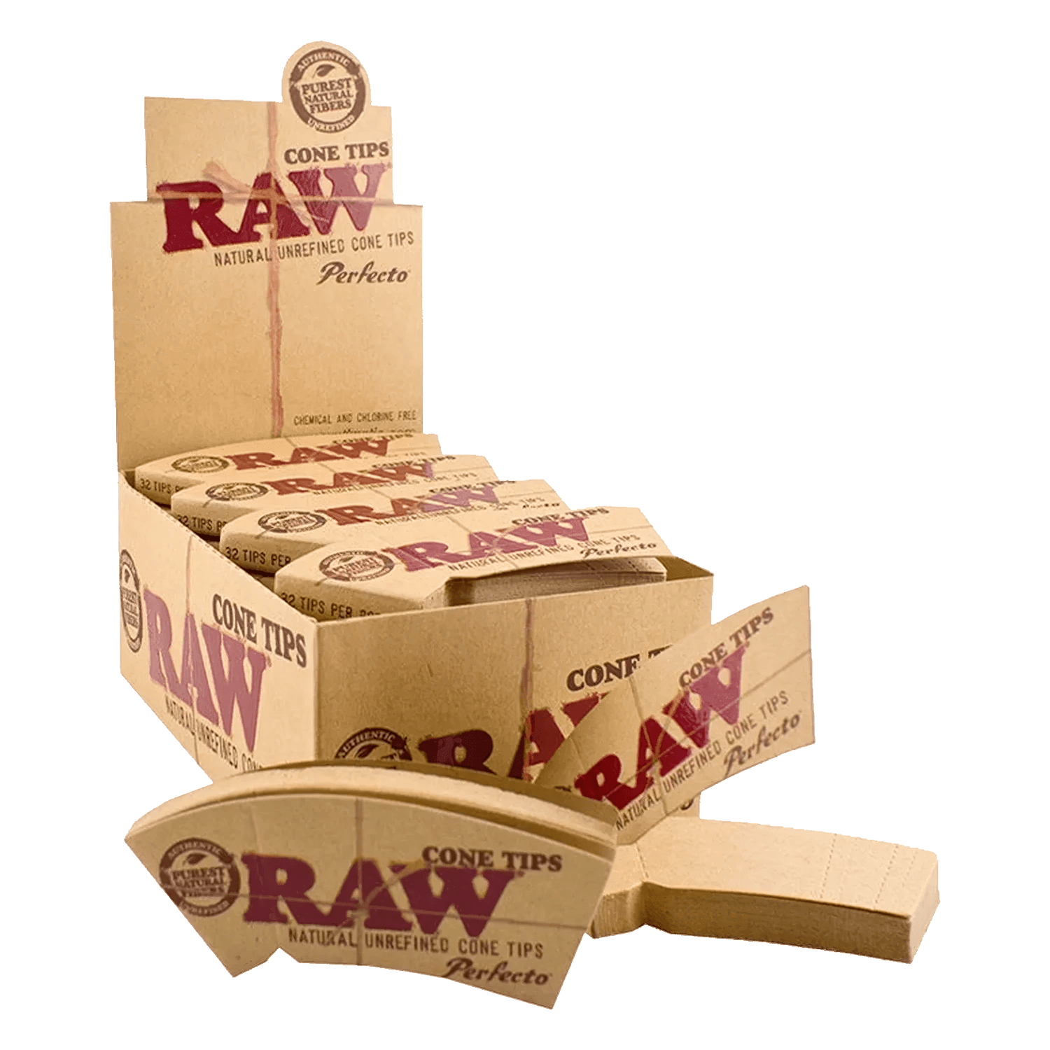 RAW Each Raw Perfecto Rolling Tips Papers & Cones