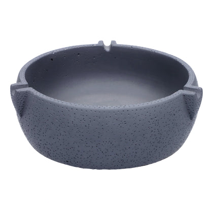 Valiant Cement Round Ashtray-Grey