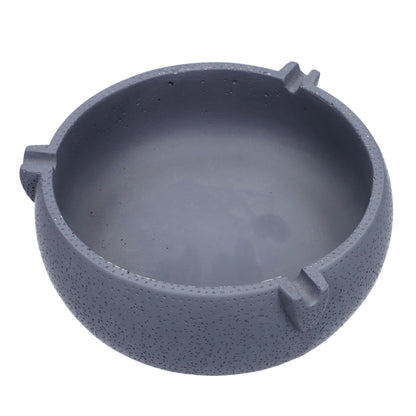 Valiant Cement Round Ashtray-Grey