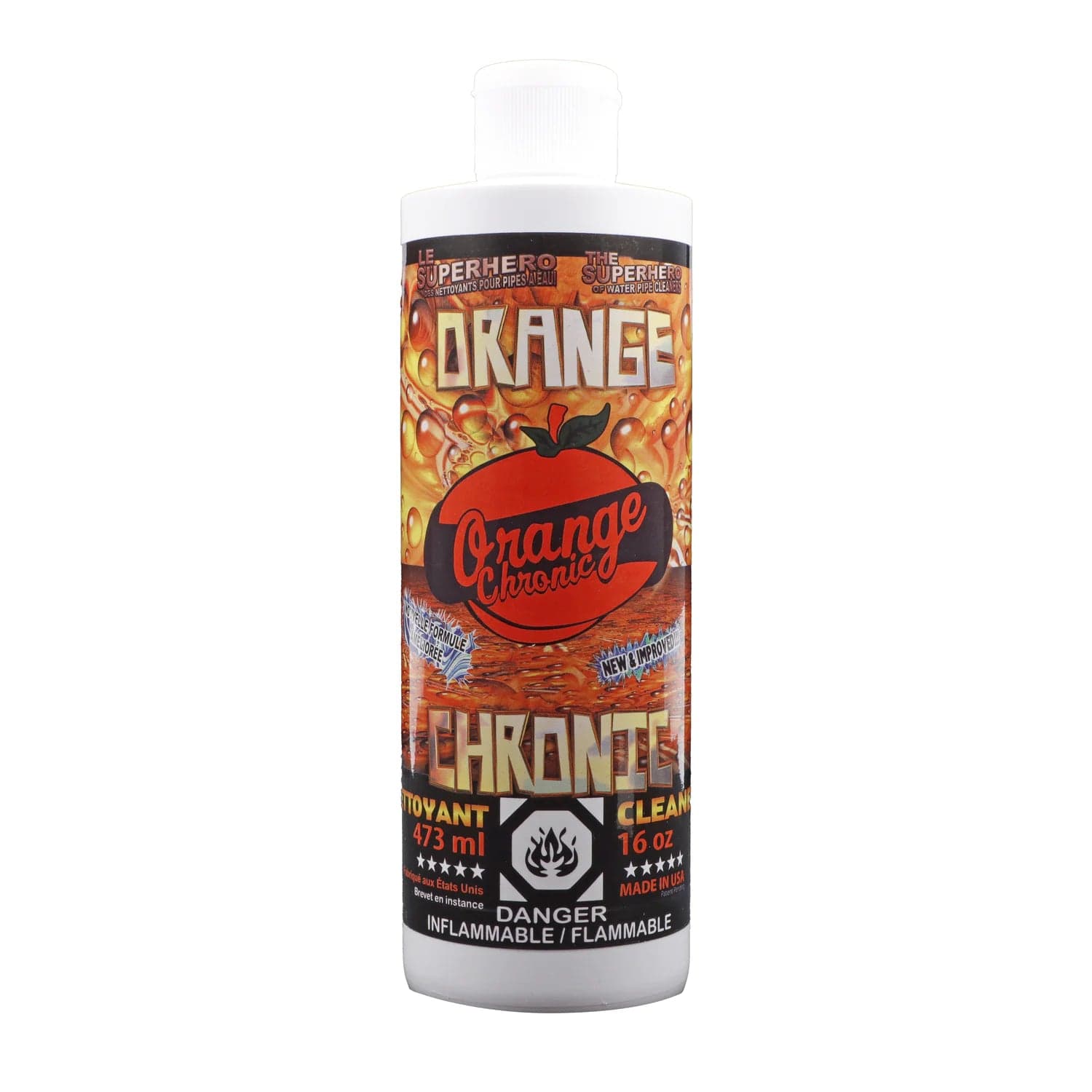Orange Chronic Cleaner 16oz Glass Surface Cleaning Solution