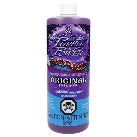 Front view of the Purple Power Original-32oz bottle, featuring bold lettering on a vibrant purple background.