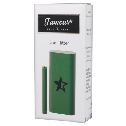 Famous X Each Famous X Aluminum Dugout Green: Lowest Price | Canna Cabana Handpipes