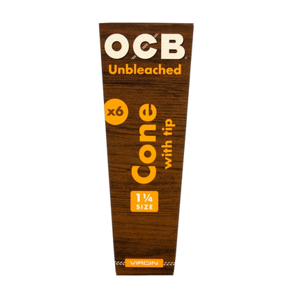 OCB Each OCB Unbleached Cones 1 ¼ Pre-Rolled Paper Cones Storage