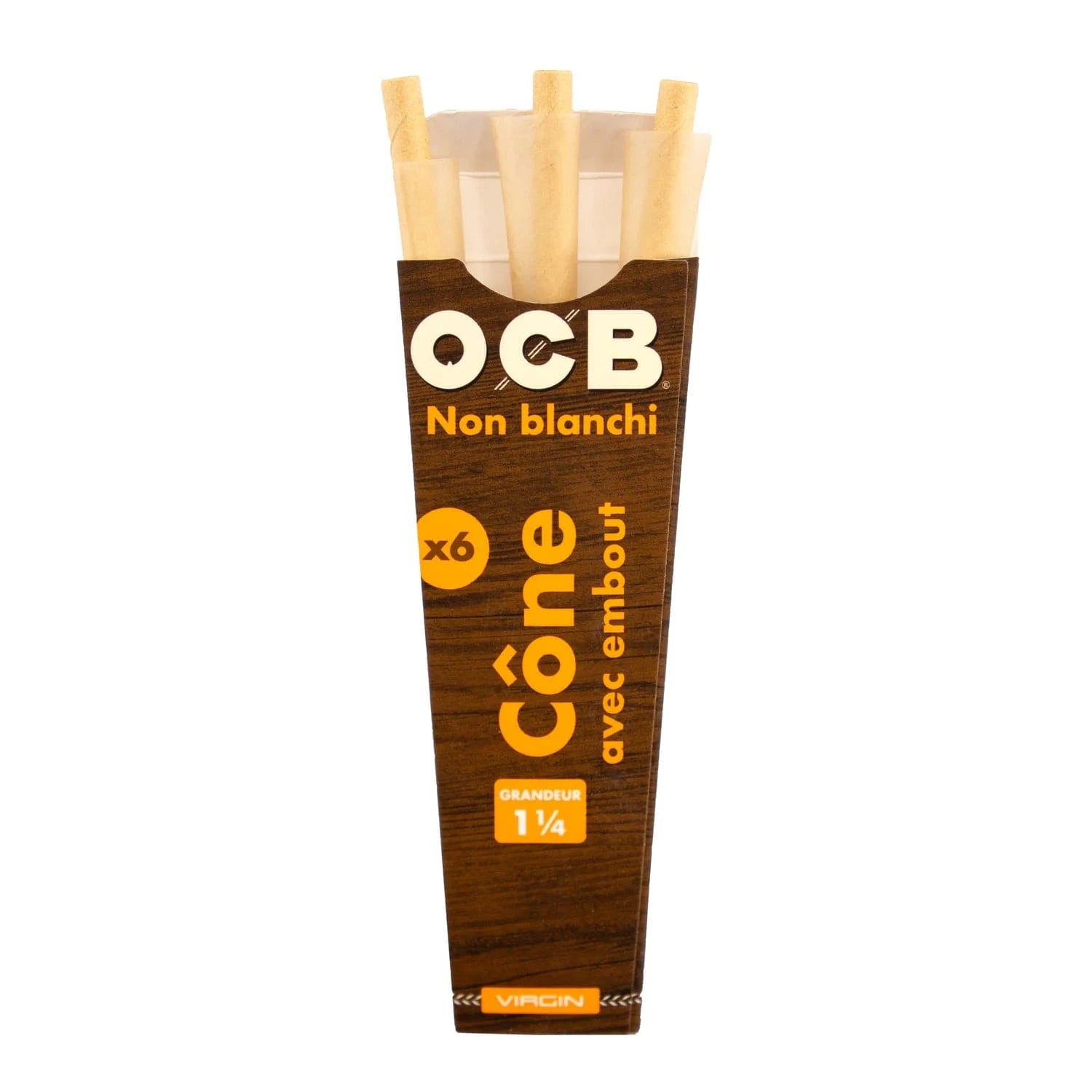 OCB Each OCB Unbleached Cones 1 ¼ Pre-Rolled Paper Cones Storage