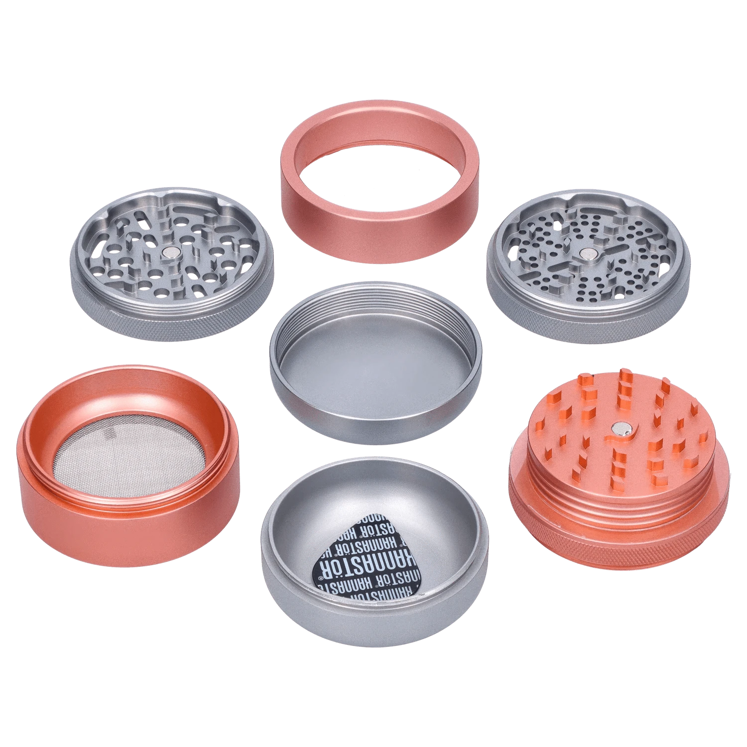 Kannastor Each GR8TR Solid Body Grinder 2.2 inch - Rose Gold Accessories