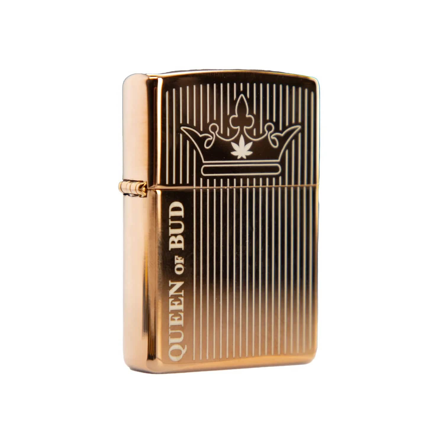 Queen of Bud EACH Queen of Bud Rose Quartz Vertical Flame Zippo Accessories