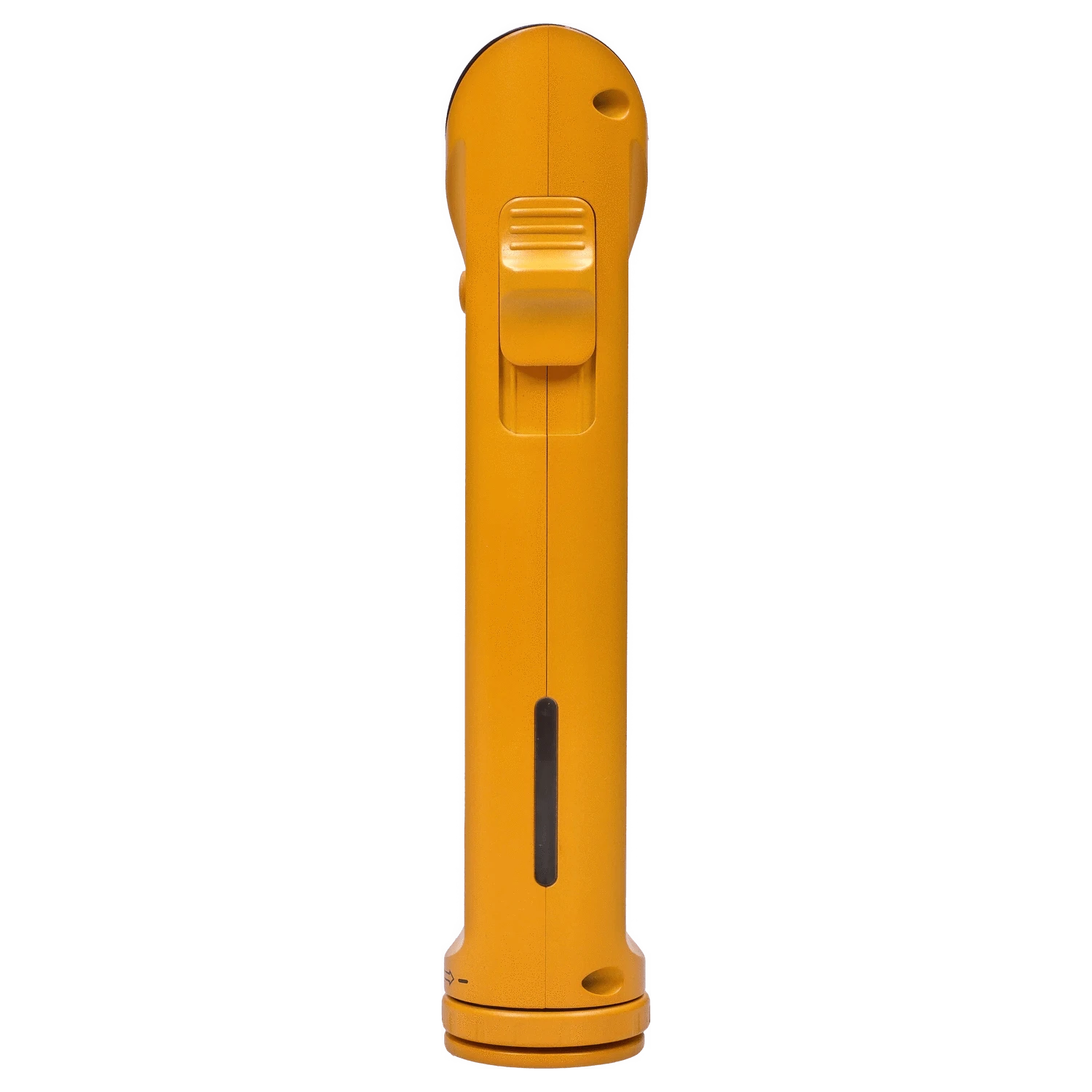 Front view of the Yocan Shift Torch in yellow, showing its sleek, cylindrical design against a plain white background.