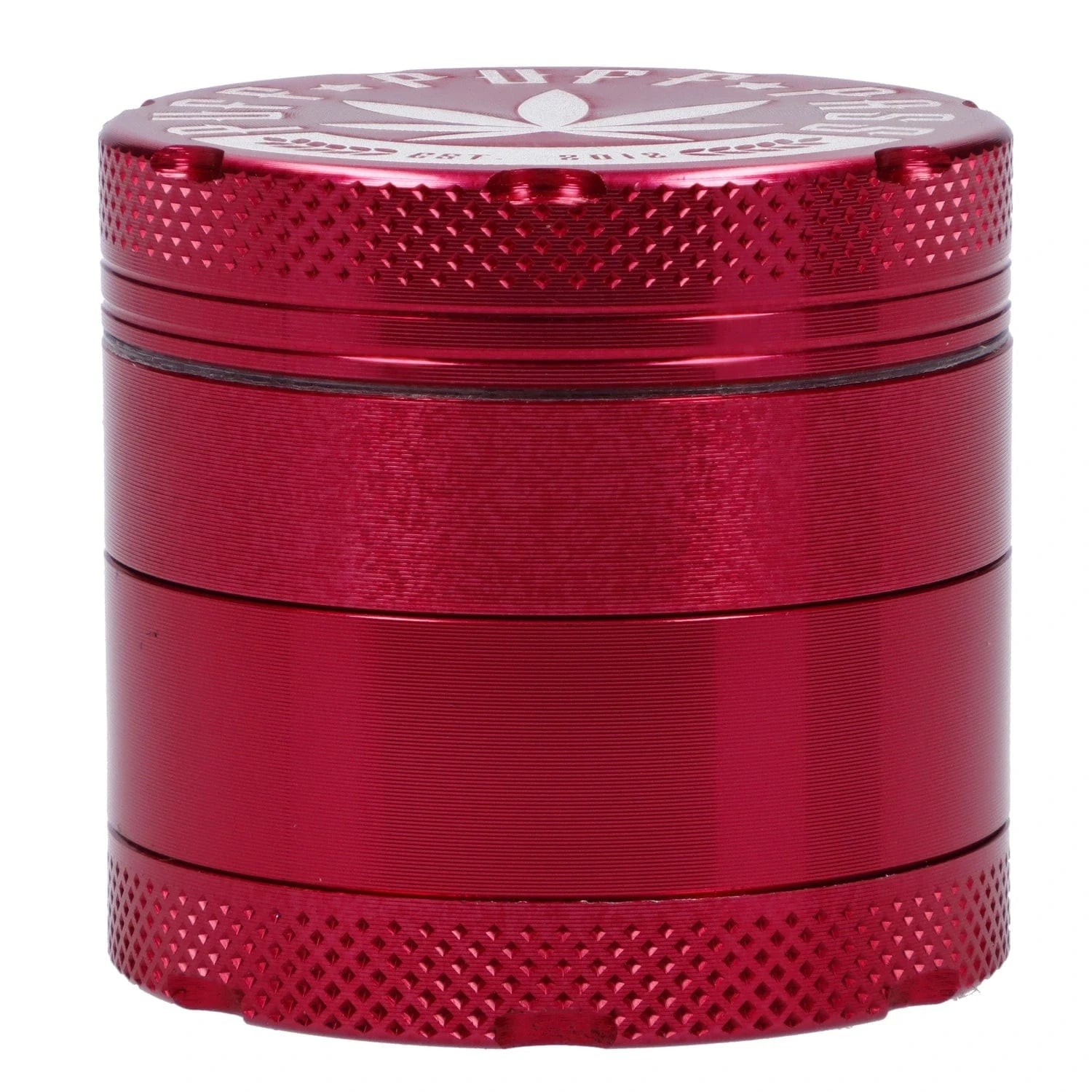 Puff Puff Pass Each Puff Puff Pass 4pc Aluminum Grinder Red 40mm | Canna Cabana Grinders