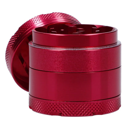 Puff Puff Pass Each Puff Puff Pass 4pc Aluminum Grinder Red 40mm | Canna Cabana Grinders