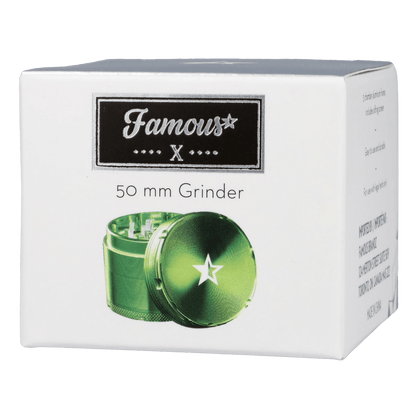 Famous X Each Famous X 4 pc Grinder -Green - 50mm Grinders