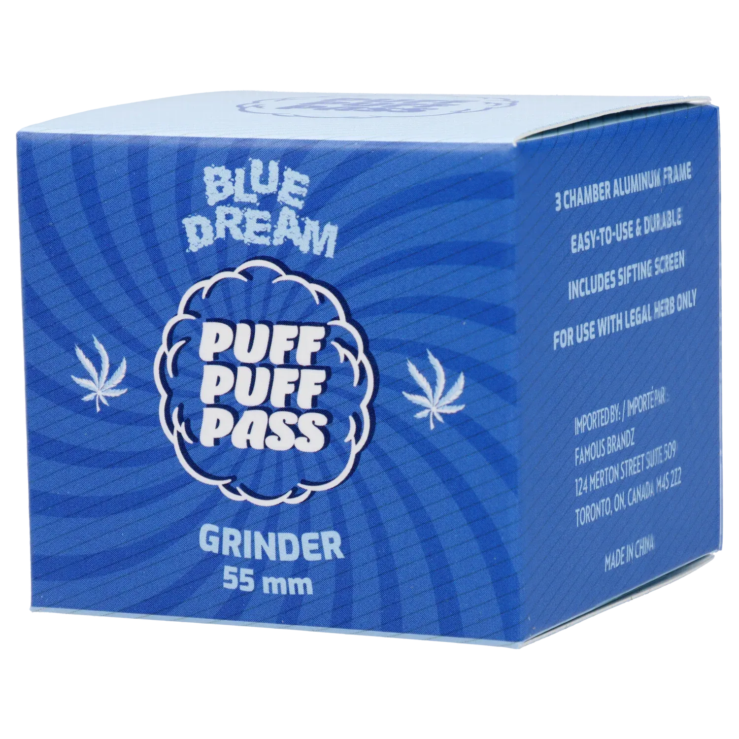 Puff Puff Pass Each Puff Puff Pass Blue Dream Grinder Aluminum | Canna Cabana Grinders