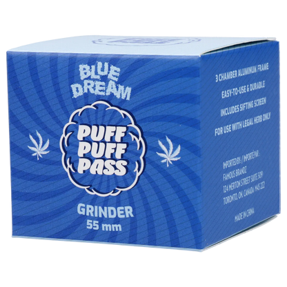 Puff Puff Pass Each Puff Puff Pass Blue Dream Grinder Aluminum | Canna Cabana Grinders