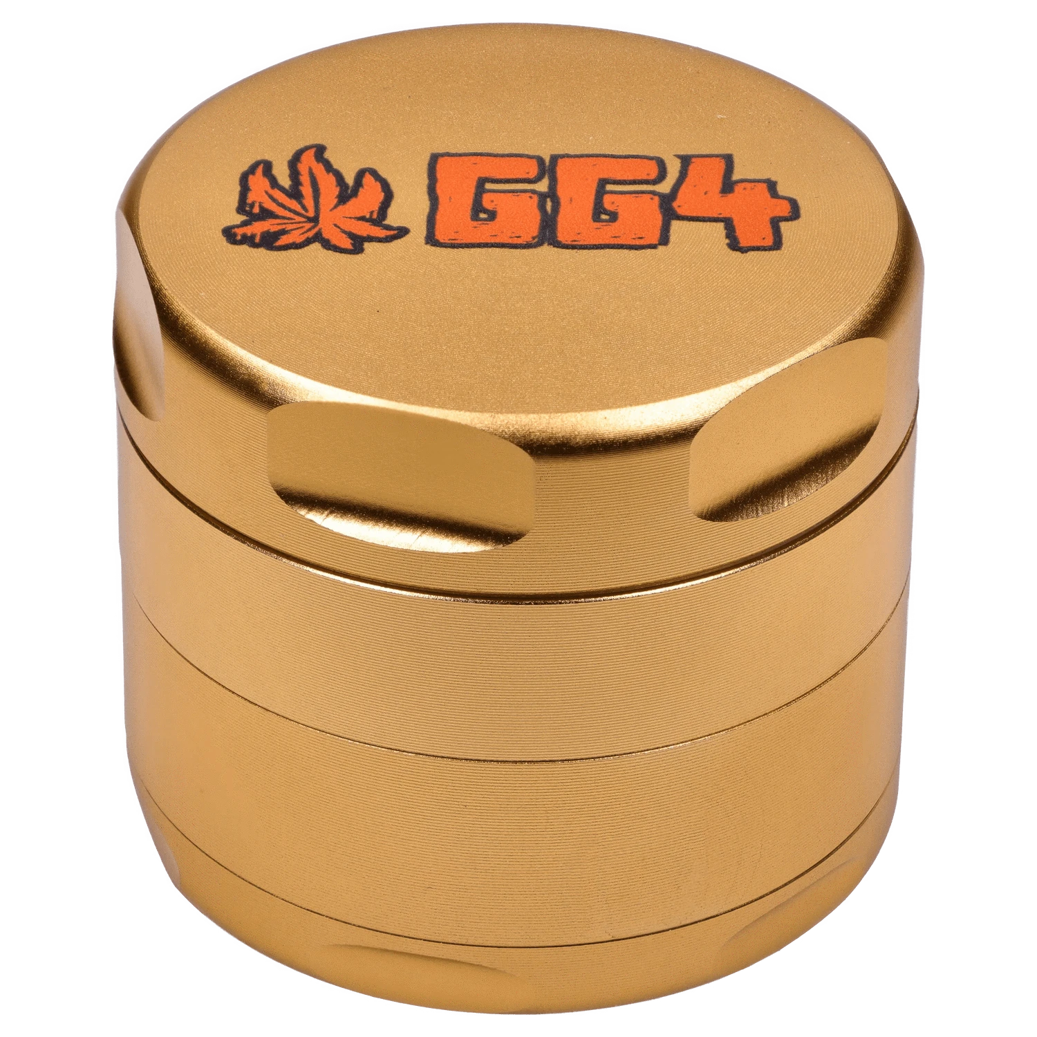 Puff Puff Pass Each Puff Puff Pass Aluminum Herb Grinder - GG4 Champagne Gold Grinders