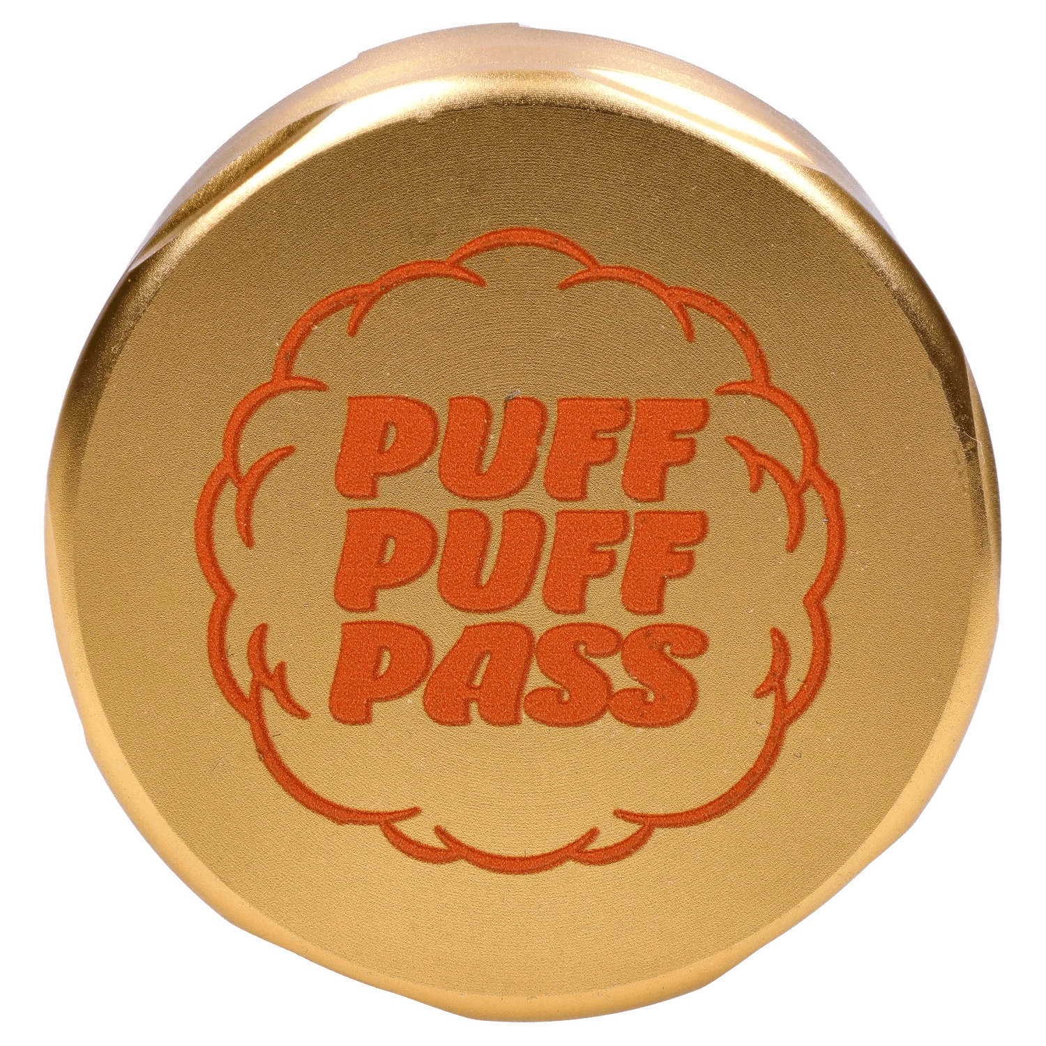 Puff Puff Pass Each Puff Puff Pass Aluminum Herb Grinder - GG4 Champagne Gold Grinders