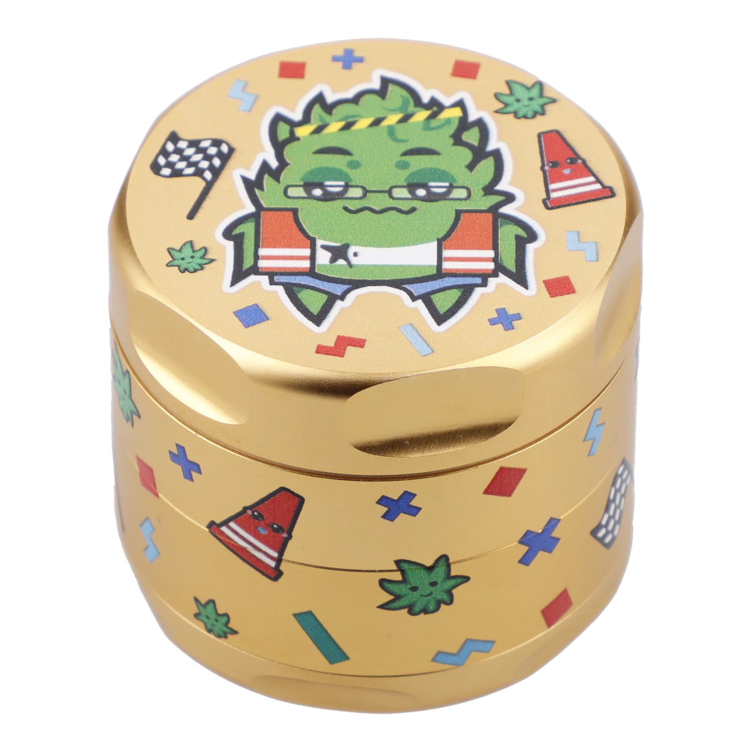 Wido Each Wido Sour Diesel 4pc Grinder - Yellow Gold - 55mm Grinders