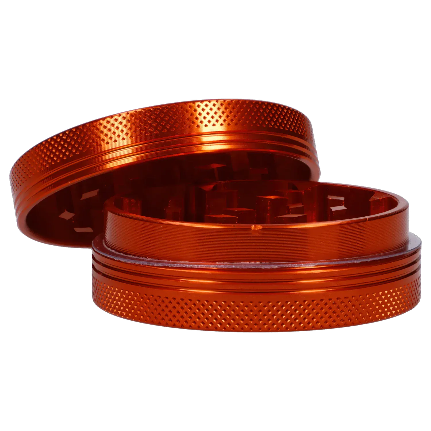 Famous X Each Famous X Lava 2pc Grinder, Orange, 55mm | Canna Cabana Grinders