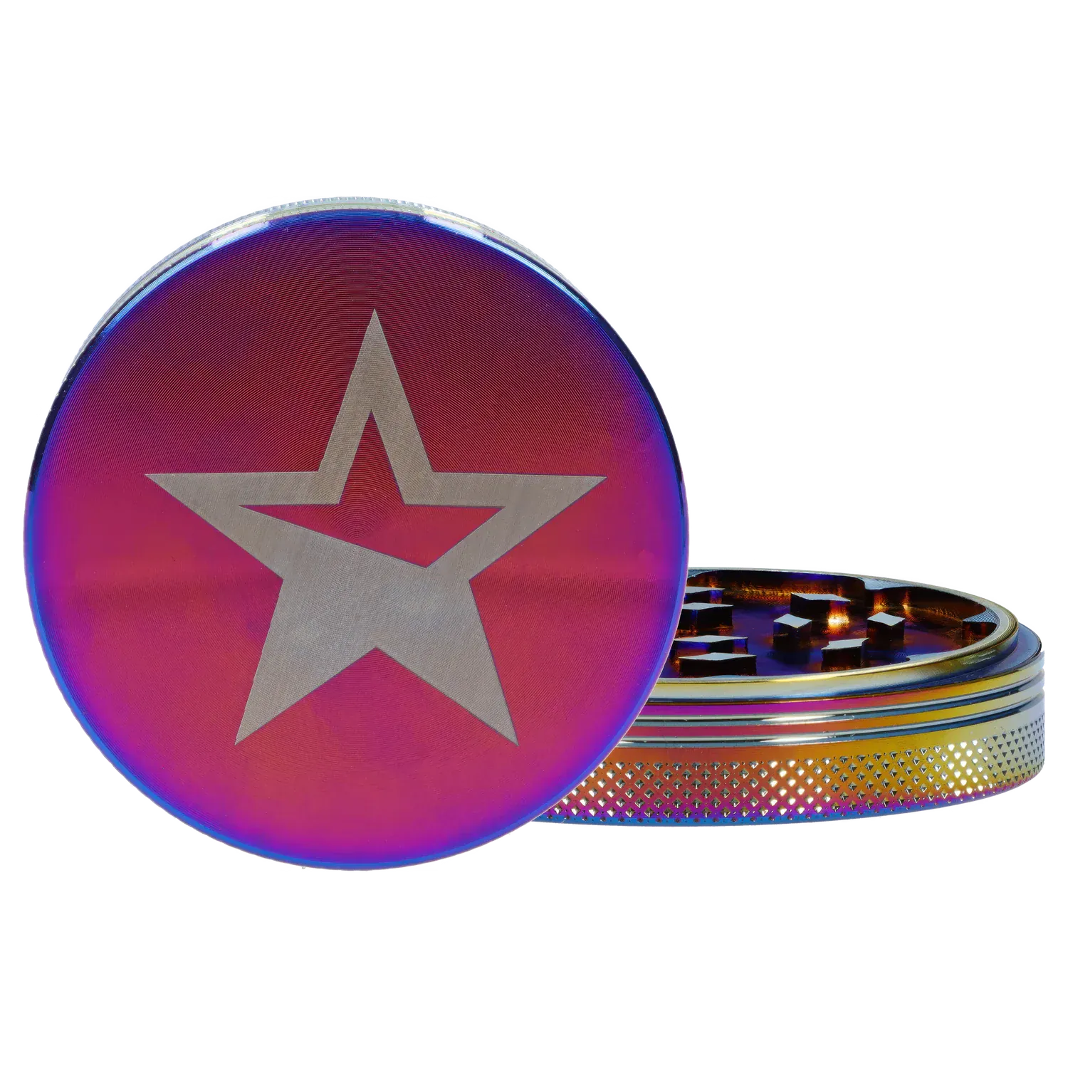 Famous X Each Famous X Prism 2pc Grinder - Rainbow | Canna Cabana Storage
