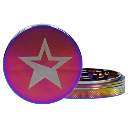 Famous X Each Famous X Prism 2pc Grinder - Rainbow | Canna Cabana Storage