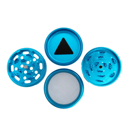 Famous Design Each Famous Design Aquarius Aluminum 4 pc Grinder - Aqua Grinders