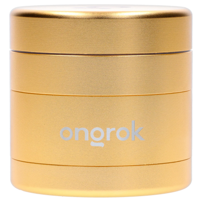 Ongrok Each Ongrok - 4 Piece EZ Open Grinder 2.0 - Gold Grinders